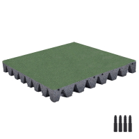 Gumová dlažba 50 x 50 x 6,5 cm, včetně fixačních kolíků  835852