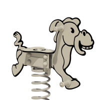 Pružinová houpačka Wickey PRO Oslík „Giggley"  100147_k