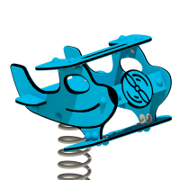 Pružinová houpačka Wickey PRO Letadlo „Wingey"  100151_k