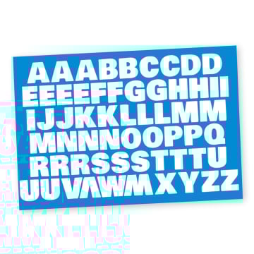 Samolepky s písmeny  615034