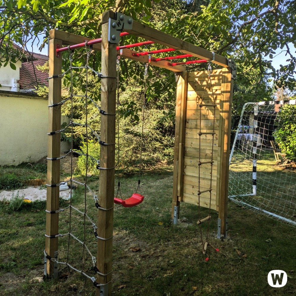 Dětská prolézačka s ručkovacím žebříkem Wickey FIT Gym 442 833421