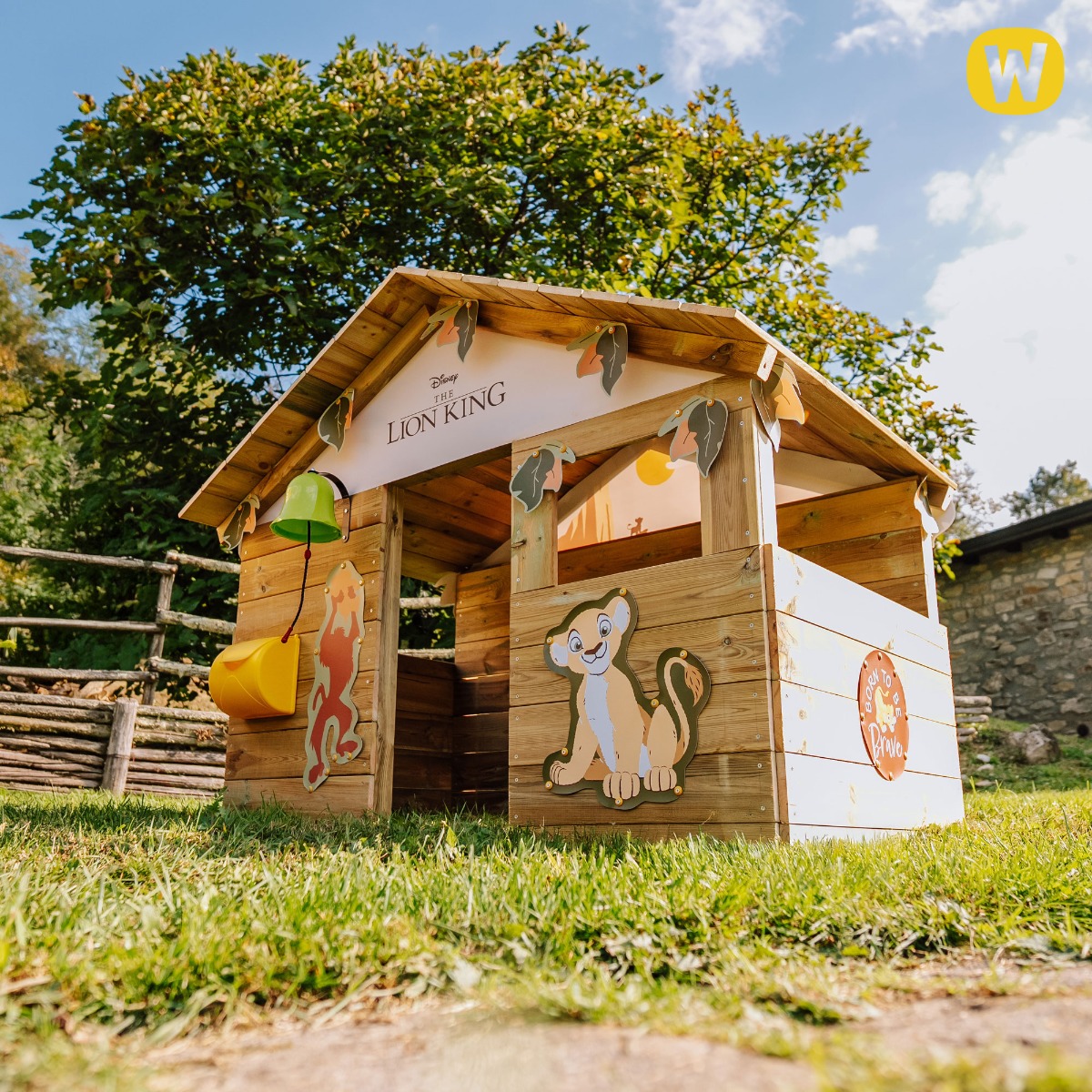 Disneyho dětské hřiště Lví král - dětský domeček Hostel od Wickey 835318_k