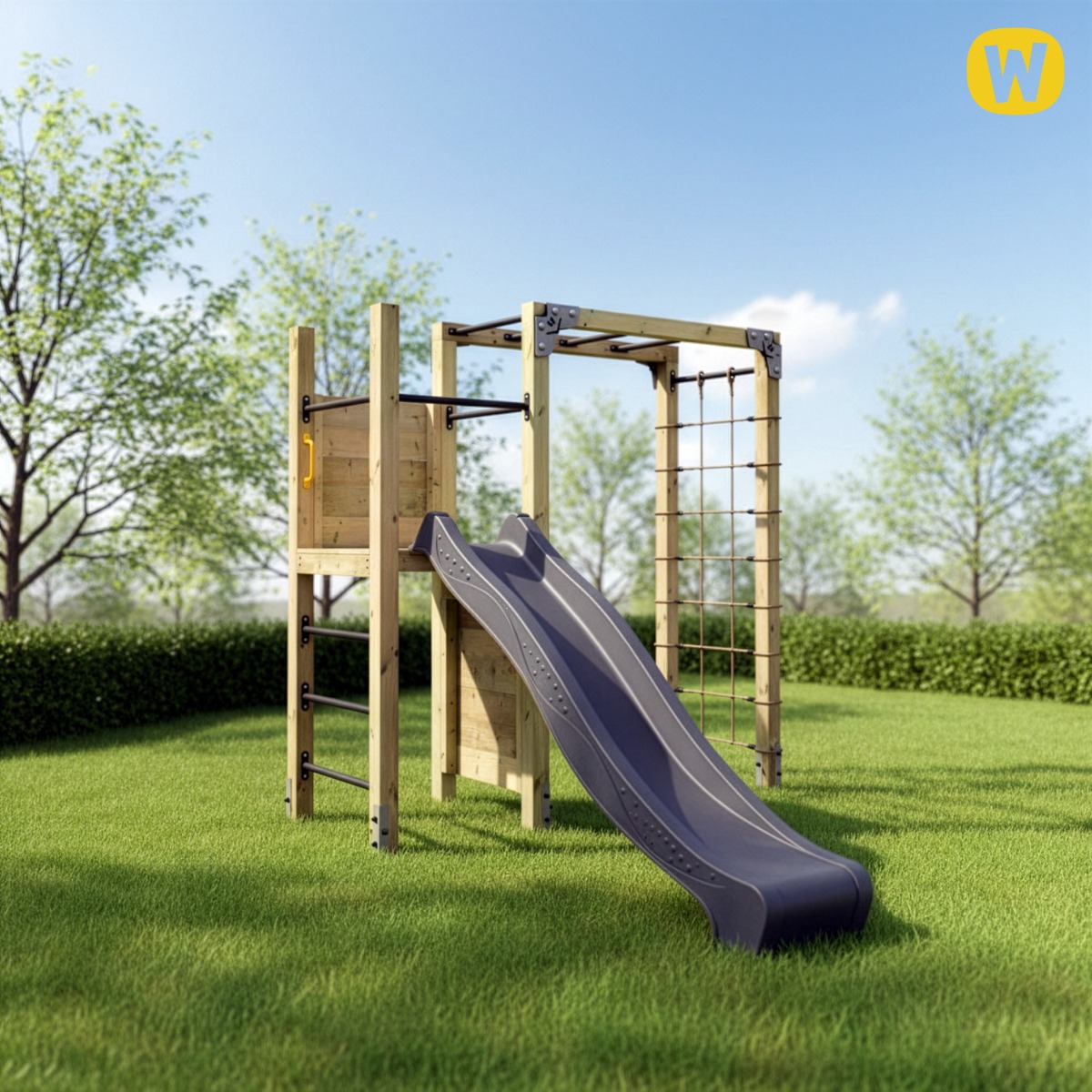 Prolézačka věž s ručkovacím žebříkem Wickey FIT Cross 652 835719_k