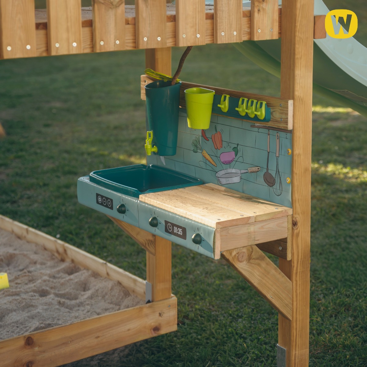 Venkovní dětskou kuchyňku Wickey Muddey Play 832362_k